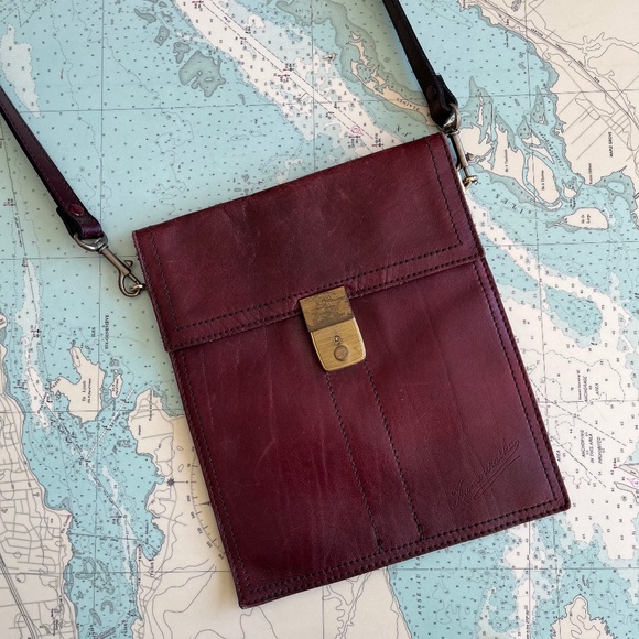 Vintage 70s Kamouraska Leather Bag - Picture 1 of 8